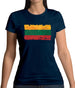 Lithuania Grunge Style Flag Womens T-Shirt