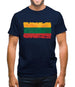 Lithuania Grunge Style Flag Mens T-Shirt