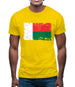 Madagascar Grunge Style Flag Mens T-Shirt