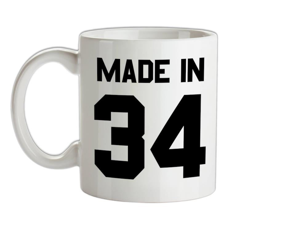 Made In '34 Ceramic Mug