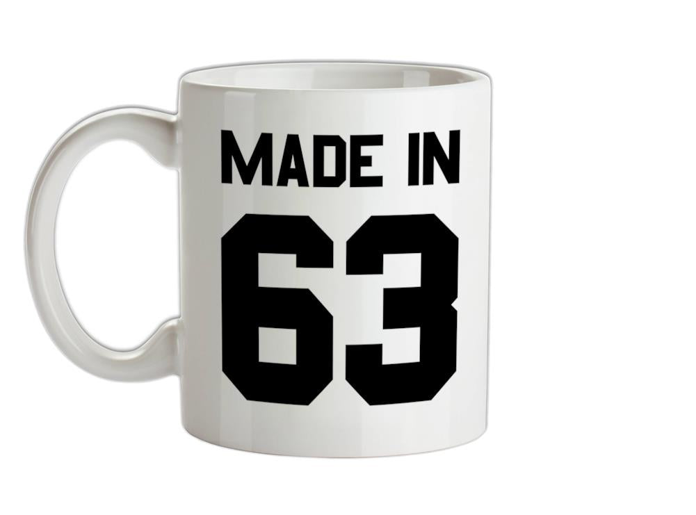 Made In '63 Ceramic Mug