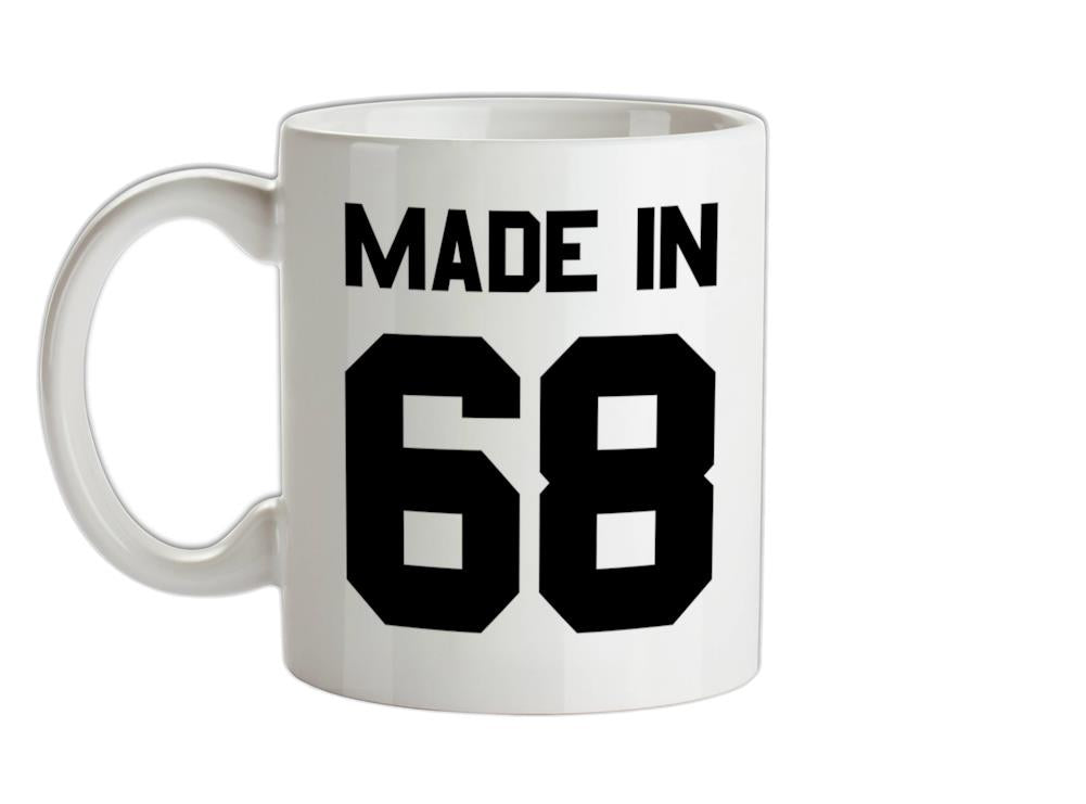 Made In '68 Ceramic Mug