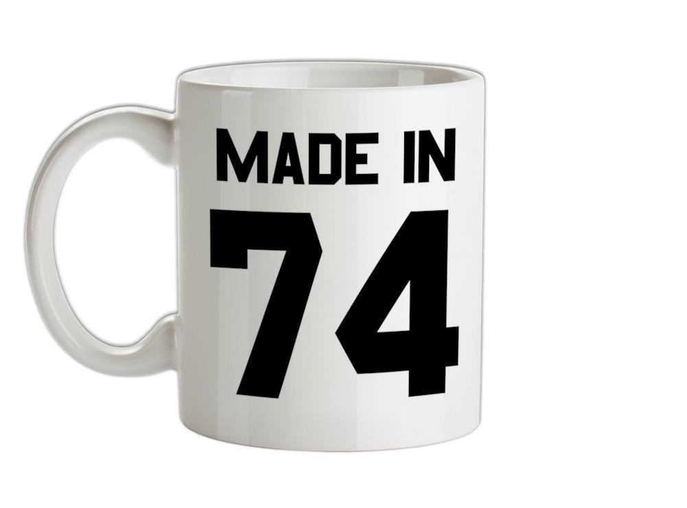 Made In '74 Ceramic Mug