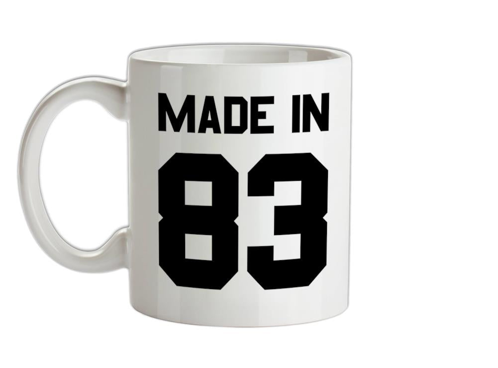 Made In '83 Ceramic Mug