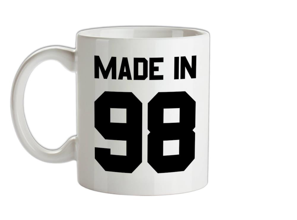 Made In '98 Ceramic Mug