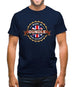 Made In Oundle 100% Authentic Mens T-Shirt