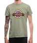 Made In Prestatyn 100% Authentic Mens T-Shirt