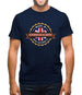 Made In Queenborough-In-Sheppey 100% Authentic Mens T-Shirt