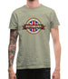 Made In Rothbury 100% Authentic Mens T-Shirt