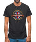 Made In Shepshed 100% Authentic Mens T-Shirt