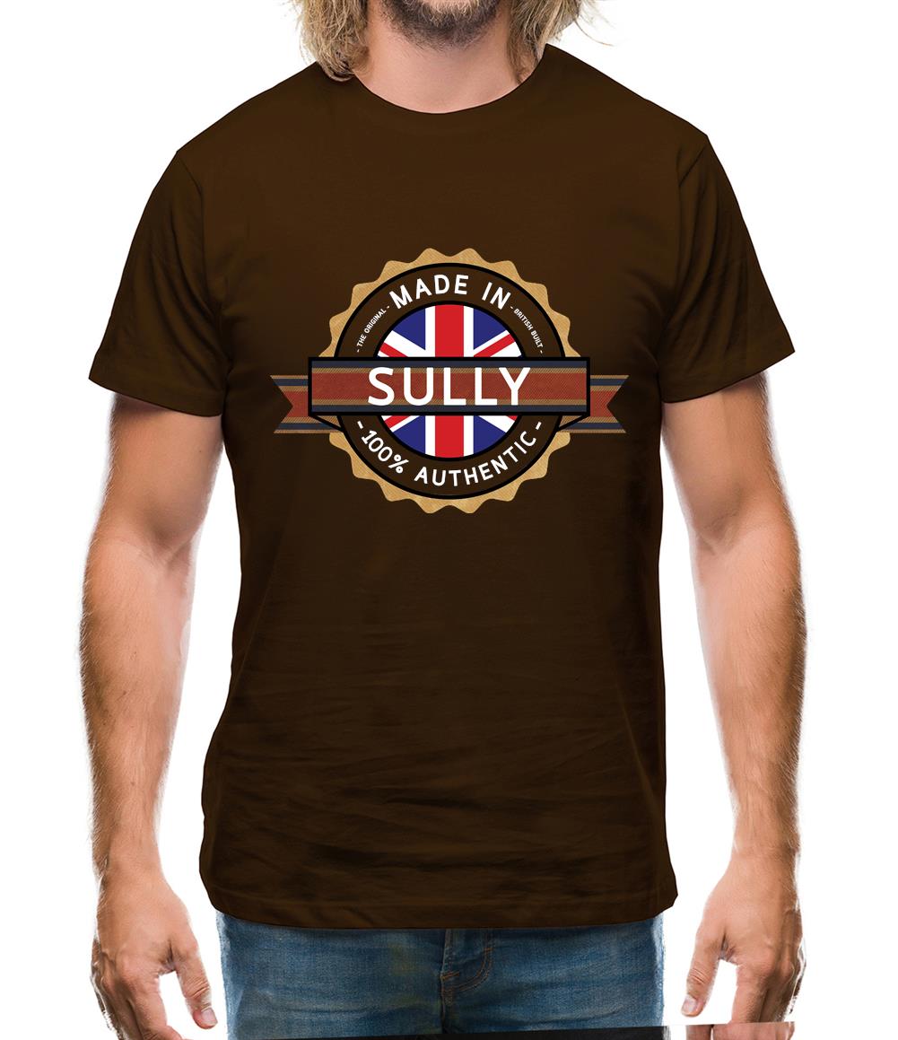 Made In Sully 100% Authentic Mens T-Shirt