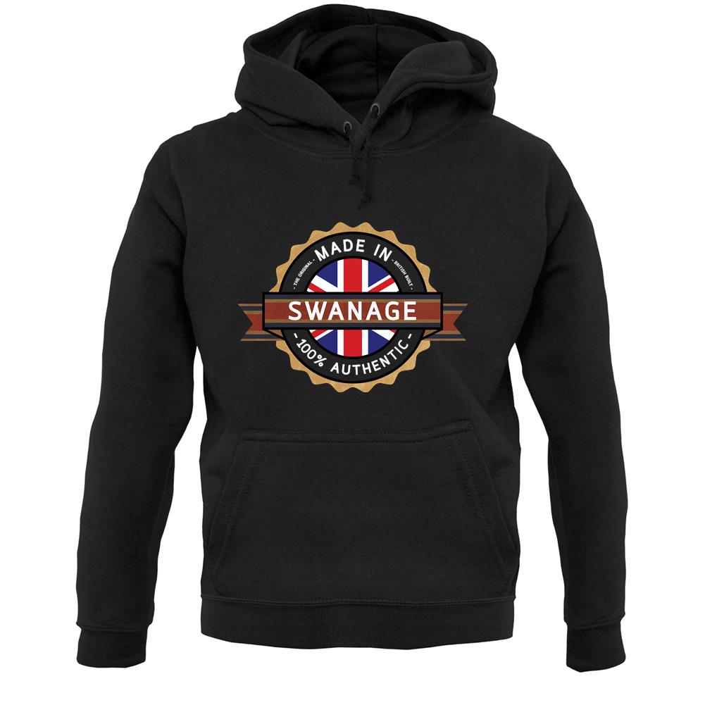 Made In Swanage 100% Authentic Unisex Hoodie