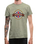 Made In Uppingham 100% Authentic Mens T-Shirt