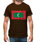 Maldives Grunge Style Flag Mens T-Shirt