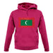 Maldives Grunge Style Flag unisex hoodie