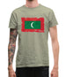 Maldives Grunge Style Flag Mens T-Shirt