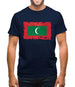 Maldives Grunge Style Flag Mens T-Shirt