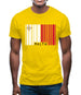 Malta Barcode Style Flag Mens T-Shirt
