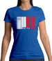 Malta Barcode Style Flag Womens T-Shirt