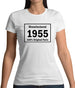 Manufactured 1955 - 100% Original Parts Womens T-Shirt