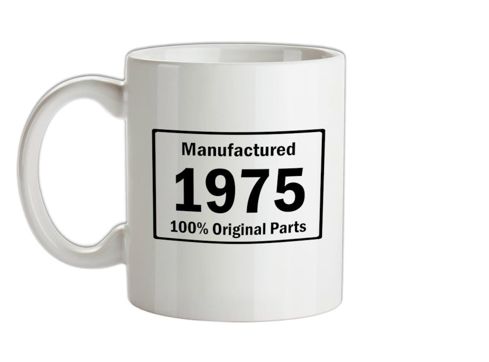 Manufactured 1975 Ceramic Mug
