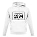 Manufactured 1994 - 100% Original Parts unisex hoodie