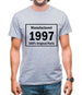 Manufactured 1997 - 100% Original Parts Mens T-Shirt