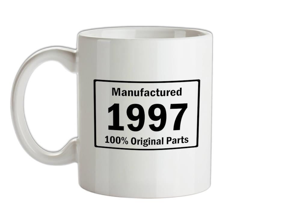 Manufactured 1997 Ceramic Mug