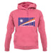 Marshall Islands  Barcode Style Flag unisex hoodie