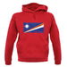 Marshall Islands Grunge Style Flag unisex hoodie