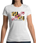 Maryland Barcode Style Flag Womens T-Shirt