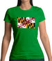 Maryland Grunge Style Flag Womens T-Shirt