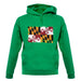 Maryland Grunge Style Flag unisex hoodie