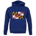 Maryland Grunge Style Flag unisex hoodie