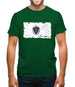 Massachusetts Grunge Style Flag Mens T-Shirt