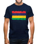 Mauritius Grunge Style Flag Mens T-Shirt