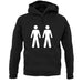 Men Men Toilet Sign unisex hoodie
