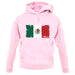 Mexico Grunge Style Flag unisex hoodie