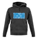 Micronesia Grunge Style Flag unisex hoodie