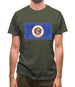 Minnesota Grunge Style Flag Mens T-Shirt