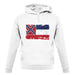 Mississippi Grunge Style Flag unisex hoodie