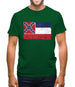 Mississippi Grunge Style Flag Mens T-Shirt