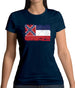 Mississippi Grunge Style Flag Womens T-Shirt