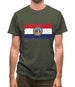 Missouri Grunge Style Flag Mens T-Shirt