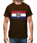 Missouri Grunge Style Flag Mens T-Shirt