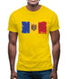 Moldova Grunge Style Flag Mens T-Shirt