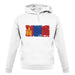 Mongolia Grunge Style Flag unisex hoodie