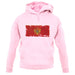 Montenegro Grunge Style Flag unisex hoodie