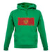 Montenegro Grunge Style Flag unisex hoodie