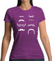 Moustache Womens T-Shirt